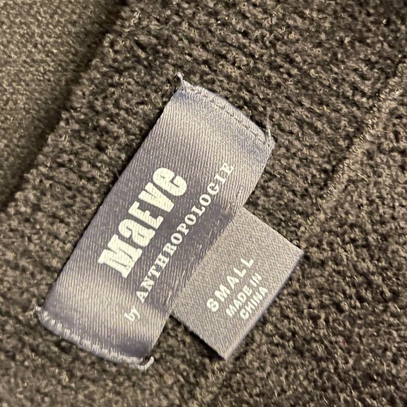 MAEVE by Anthropologie Kristina Chenille Knit Skirt Black Sz S - Picture 10 of 10